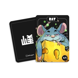 5 Rat Tokens MTG Magic the Gathering