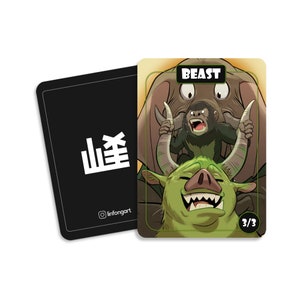 5 Beast Token MTG Magic the Gathering