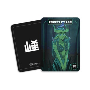 5 Forest Dryad Tokens MTG Magic the Gathering