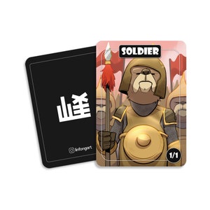 5 Soldier Token MTG Magic the Gathering