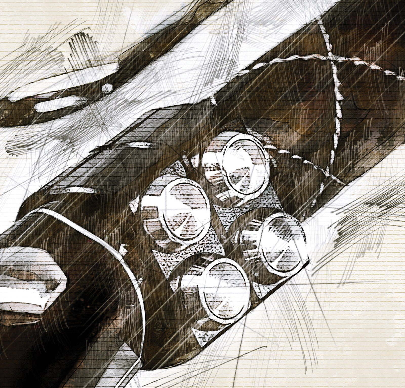 BMW R7 NMOTO Nostalgia (5 Sketches), Art Sketch Poster [no Frame] - Etsy