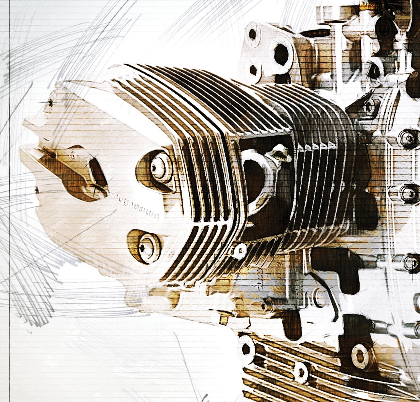 BMW R 1200 GS - Boxer Engine 2003-2009, Art Sketch Poster [no Frame] - Etsy