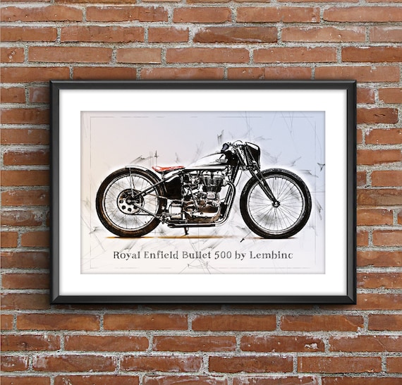 Royal Enfield Classic 350 drawn by me for my friend's birthday : r/MotoUK