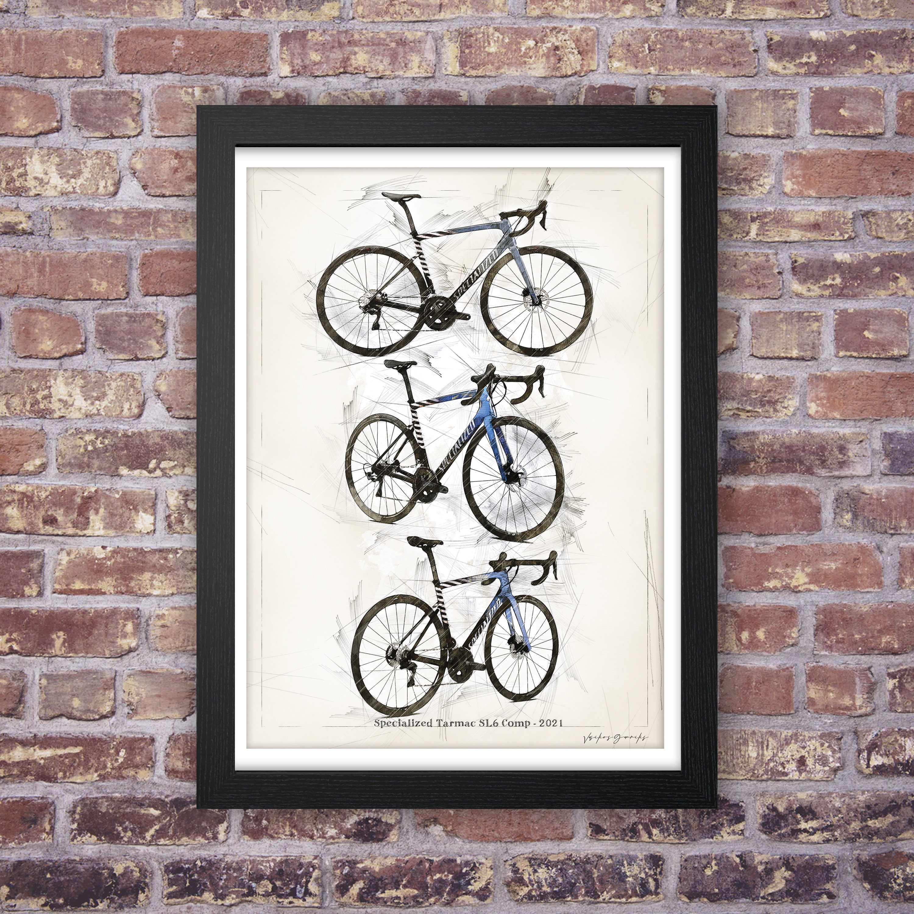 3X Cinelli Pista Girls Iconic A3 Wall Poster Vintage Print