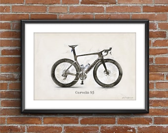 CERVELO S5 - Art Sketch Poster [no frame]