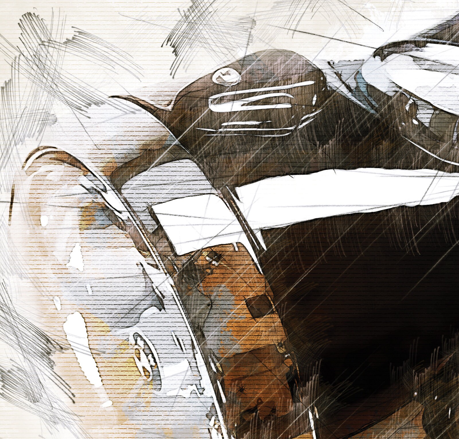 BMW R7 NMOTO Nostalgia (5 Sketches), Art Sketch Poster [no Frame] - Etsy