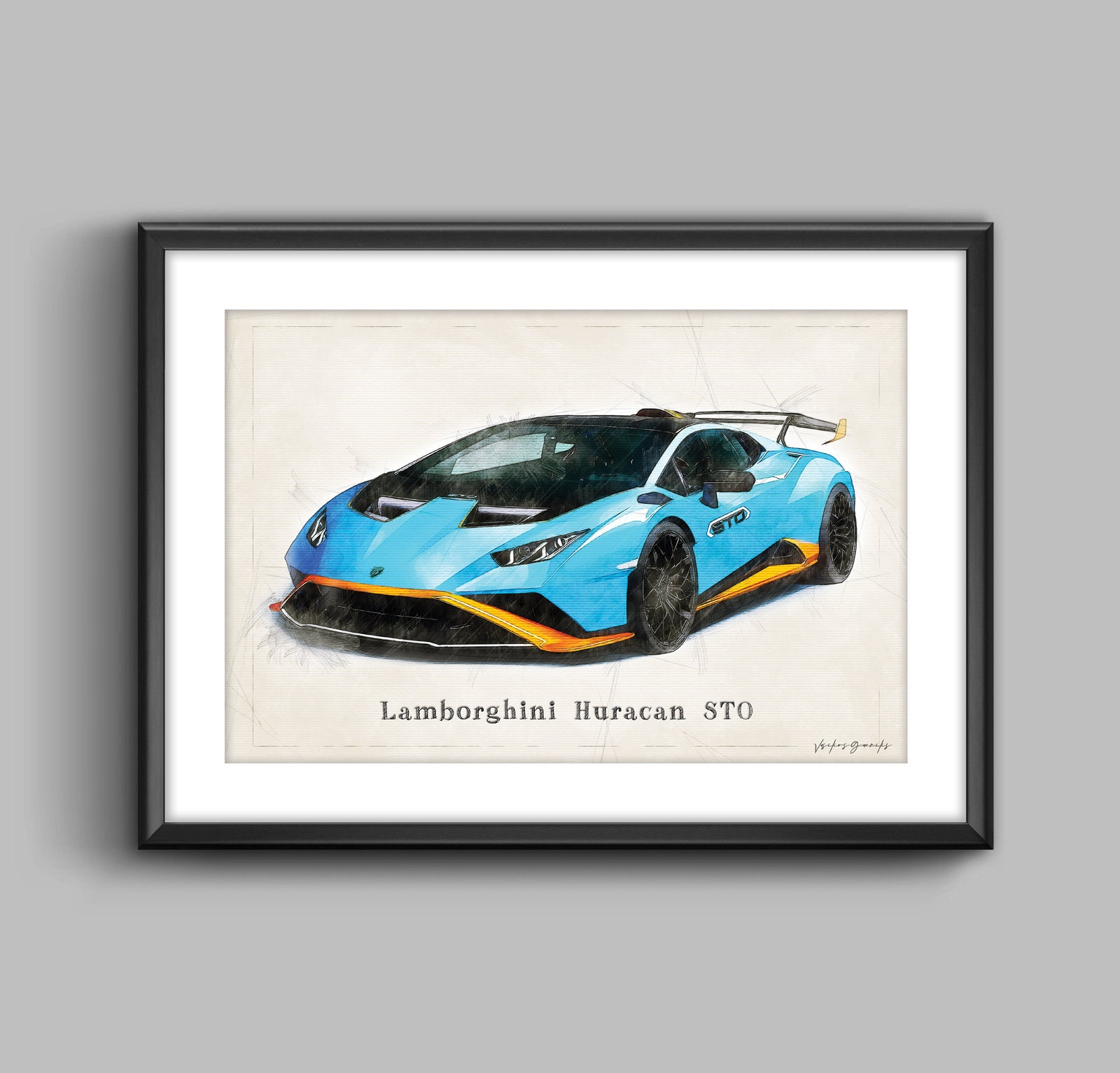 ランボルギーニ・ウラカン グラフィックアート Gryson ランボルギーニ・ウラカン グラフィックアート Gryson
