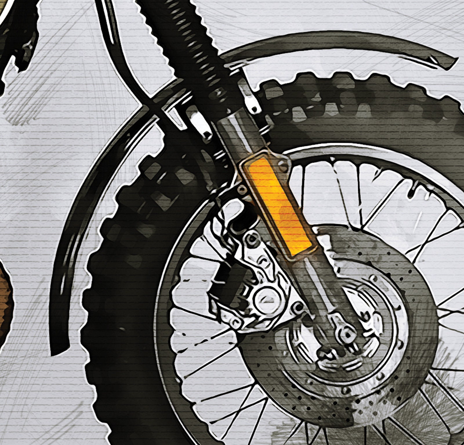 BMW R45 by Ton-up Garage, Art Sketch Poster [no Frame] - Etsy