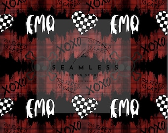 Emo Goth Seamless Pattern (Digital Download)