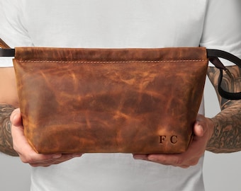 Corporate gifts, Mens toiletry bag, Mens Dopp kit gift, Leather dopp kit, Mens accessory gift, Leather wash bag, Leather toiletry bag