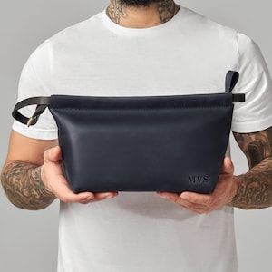 Trousse de toilette en cuir, trousse de toilette pour homme, cadeau kit Dopp, kit dopp en cuir, cadeau accessoire, trousse de toilette en cuir, trousse de toilette en cuir