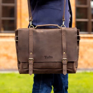 Sac besace en cuir, porte-documents en cuir pour homme, sacoche pour ordinateur portable en cuir pour homme, porte-documents avec logo personnalisé, sac à bandoulière en cuir pour lui