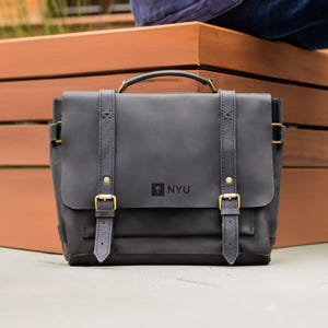 Sacoche personnalisée pour ordinateur portable pour homme, porte-documents en cuir pour lui, sac messager pour homme, sac de travail pour mari, cadeau en cuir pour lui