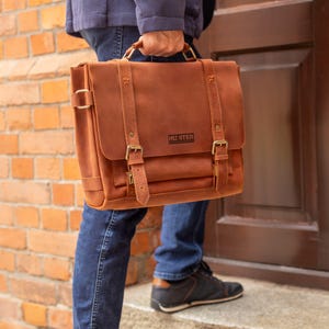 Porte-documents en cuir pour homme, sac pour ordinateur portable en cuir pour homme, porte-documents avec logo personnalisé, sac messager en cuir, sac à bandoulière en cuir pour lui
