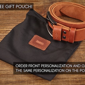Personalized leather belt gift, mensgift, engraved belt for jeans, wedding gift, personalized men belt, husband anniversary gift image 9