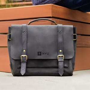 Sac messager pour homme, sac de travail pour mari, sacoche pour ordinateur portable personnalisée pour homme, porte-documents en cuir pour lui, cadeau en cuir pour lui