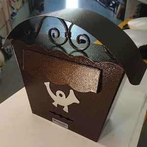 Forged mailbox copper small