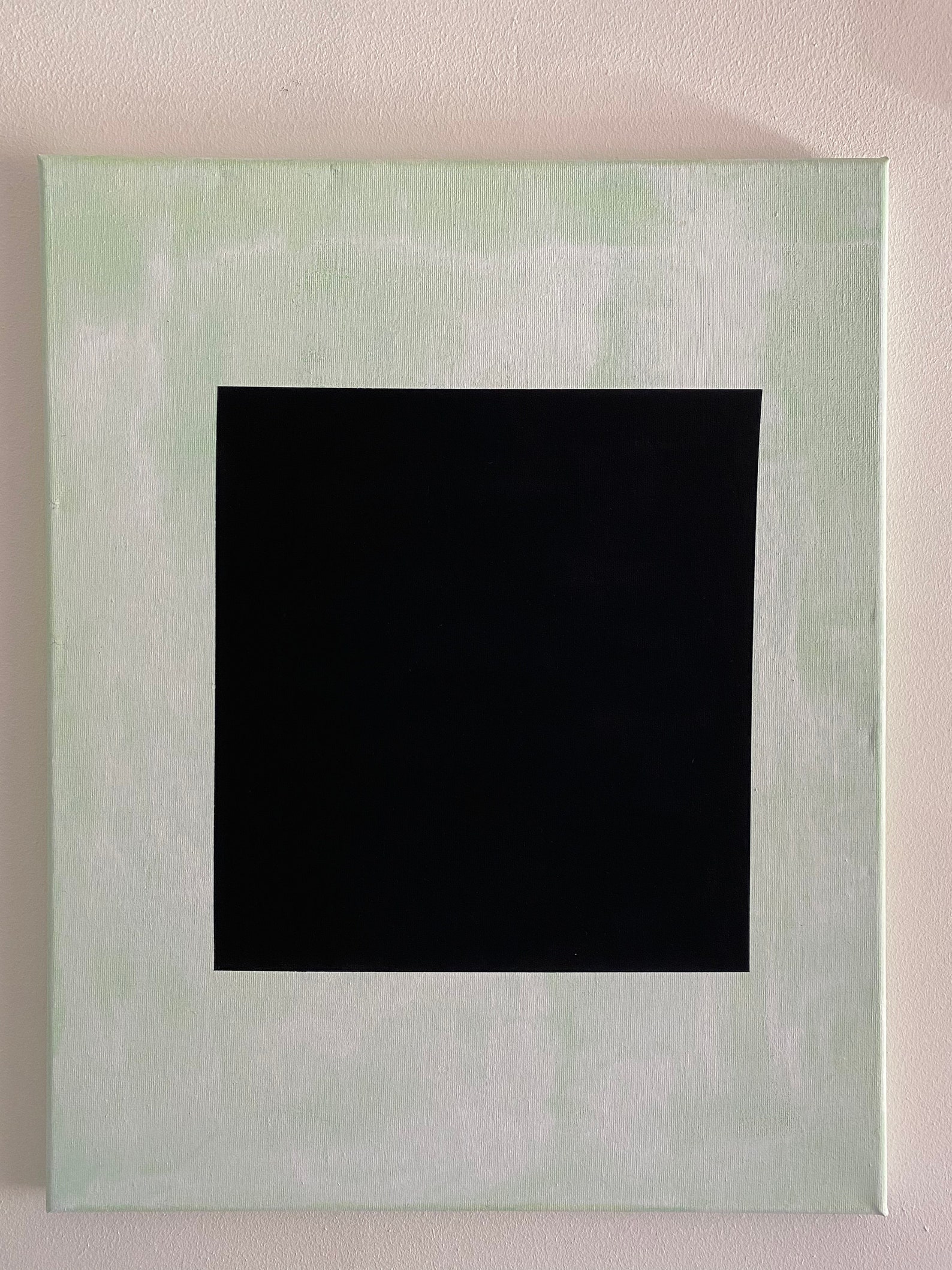Blackest Black Square. Abstract Art Abstract Expressionism Etsy UK