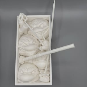 Epic TMNT Book Nook - Handmade Diorama Shelf Insert