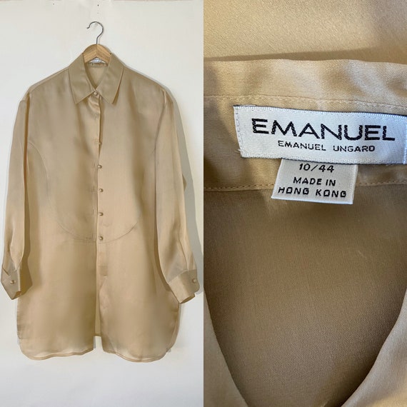 Vintage Emanuel Ungaro Silk Sheer Blouse