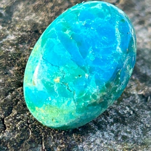 Blue Opal, Peruvian Blue Opal Gemstone, Crystal Blue Opal, Natural Andean Blue Opal, October Birthstone Opal, Natural Blue Opals 6.6 ct image 4