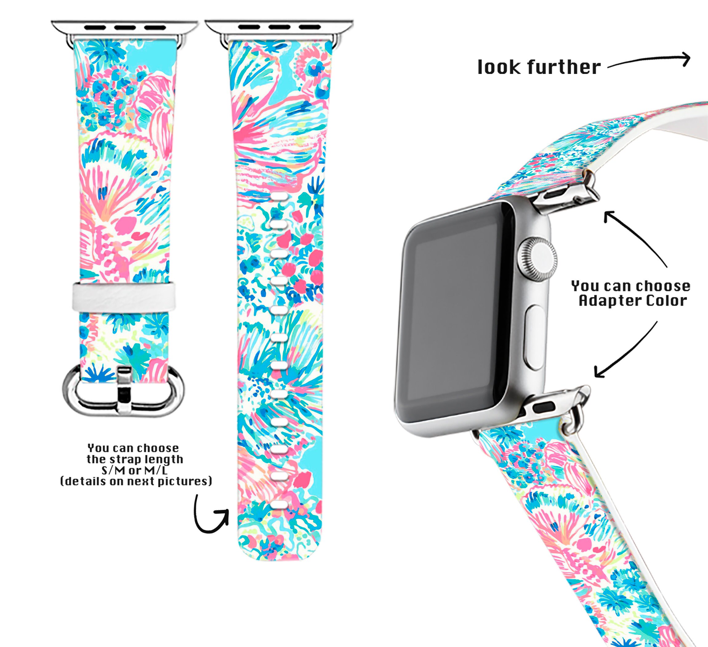 Lilly Pulitzer Apple Watch Band Etsy Ireland