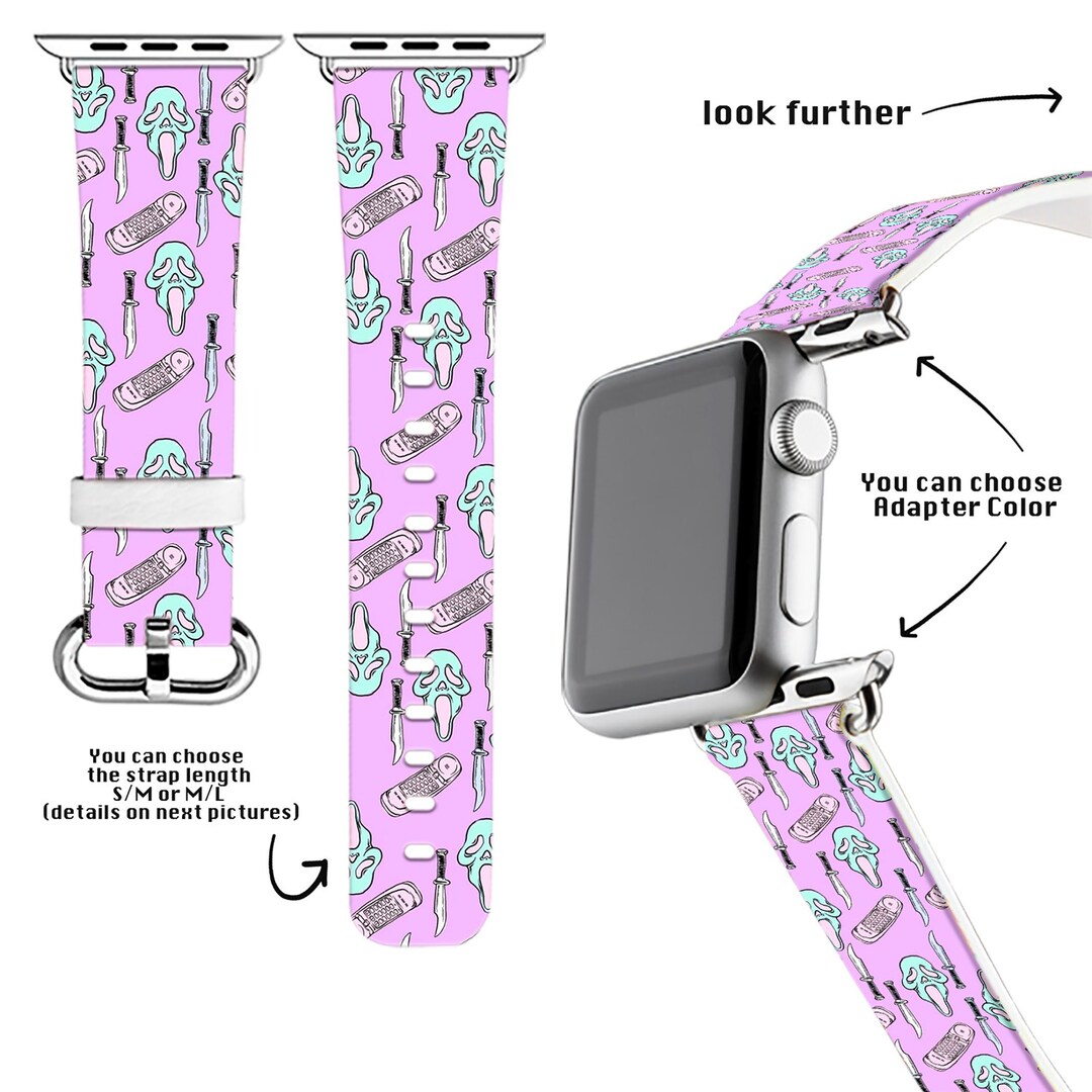 Halloween Apple Watch Band 38 40 41 42 45 49mm Series 8 7 6 5 Etsy