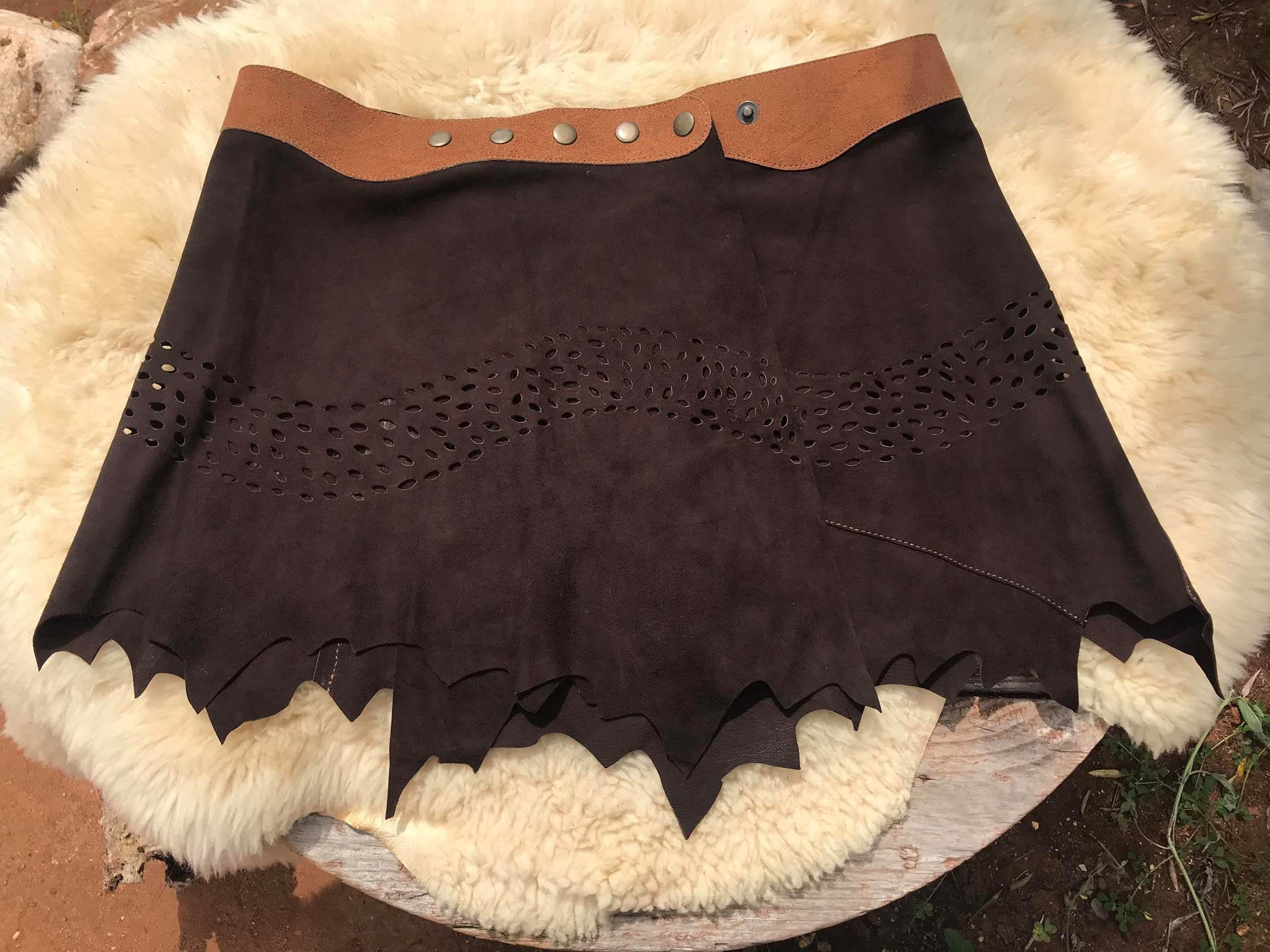 Leather Skirt Handmade Etsy Ireland
