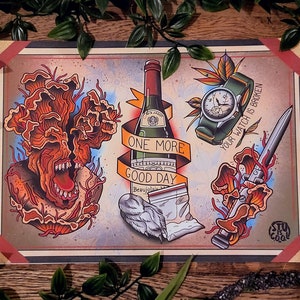 The Last Of Us Tattoo Druck