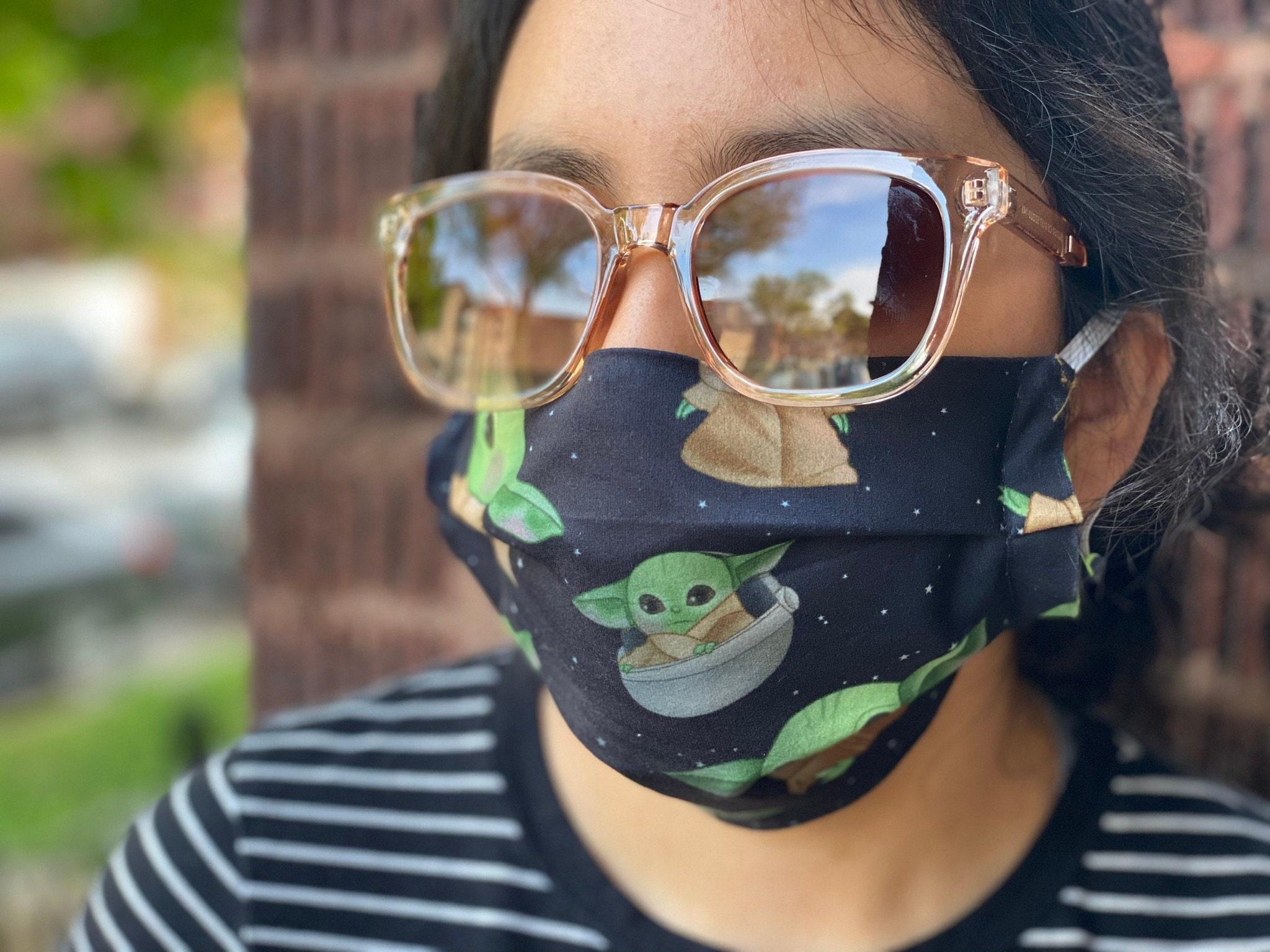 Baby Yoda Face Mask 