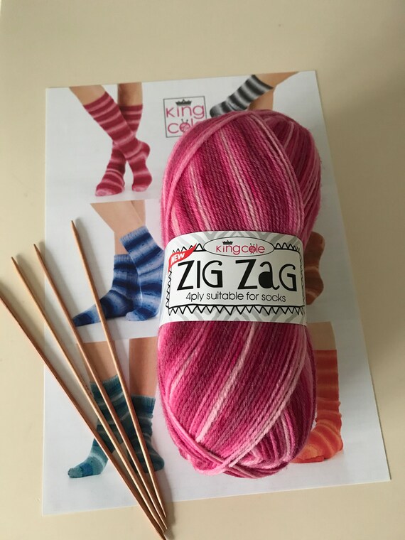 Sock Knitting Kit Uk Free P&P Etsy UK