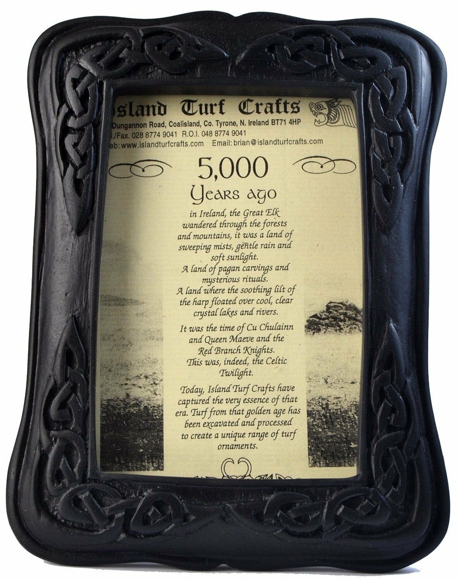 Irish Turf Celtic Picture Frame T23 Etsy