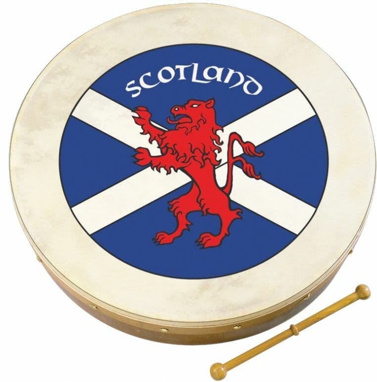 Waltons 18 Design Bodhran Scottish Flag Scotland Etsy