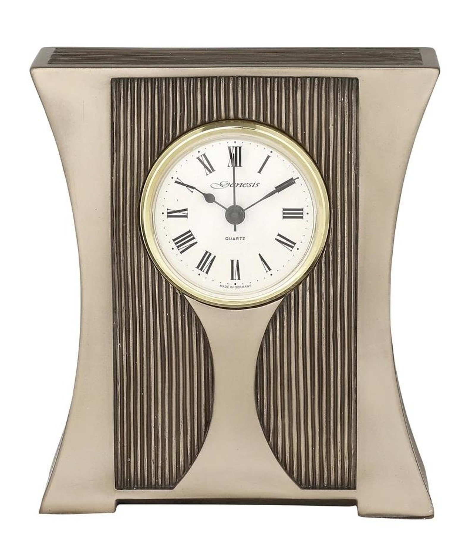 Genesis Bronze Berkleigh Clock Giftware Made In Ireland Etsy