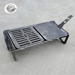 Double Burner Flat Pack Grill image 1
