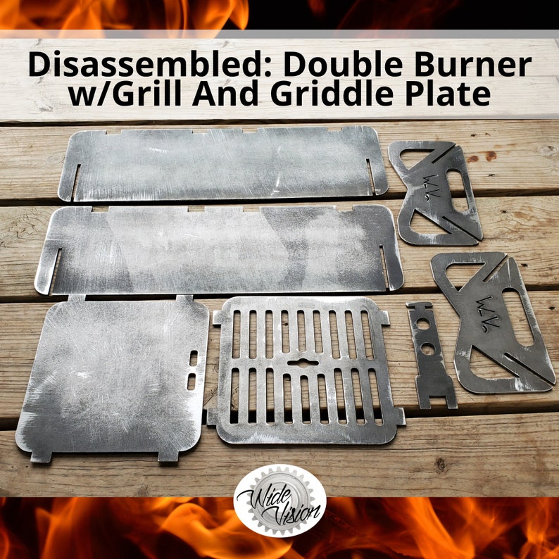 Double Burner Flat Pack Grill image 4