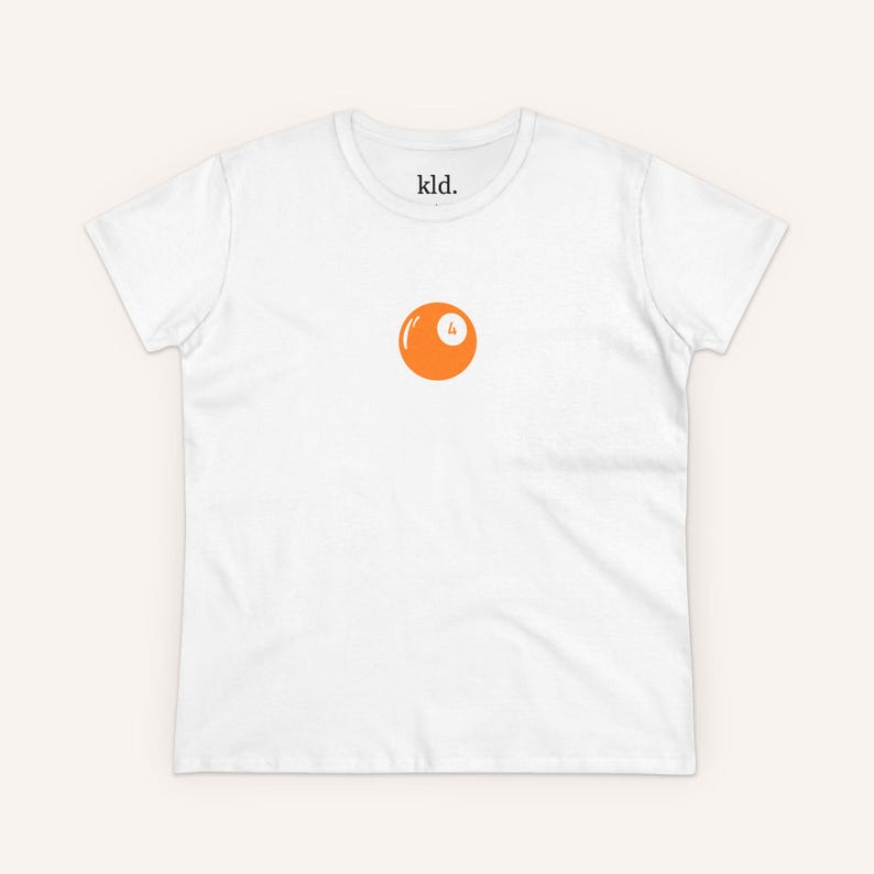 Lando Norris Pool Ball Tee || Mclaren Shirt || Women's Cotton Tee image 2