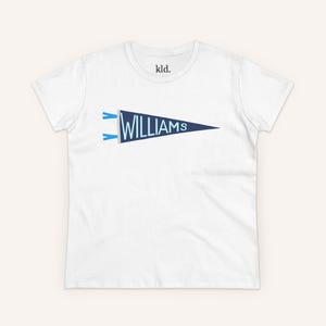 Williams Pennant Tee || Williams Shirt || Women&#39;s Cotton Tee