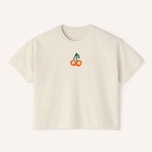 Croptop mclaren kersen || Formule 1-shirt || Crop top Oscar Piastri || Croptop Lando Norris