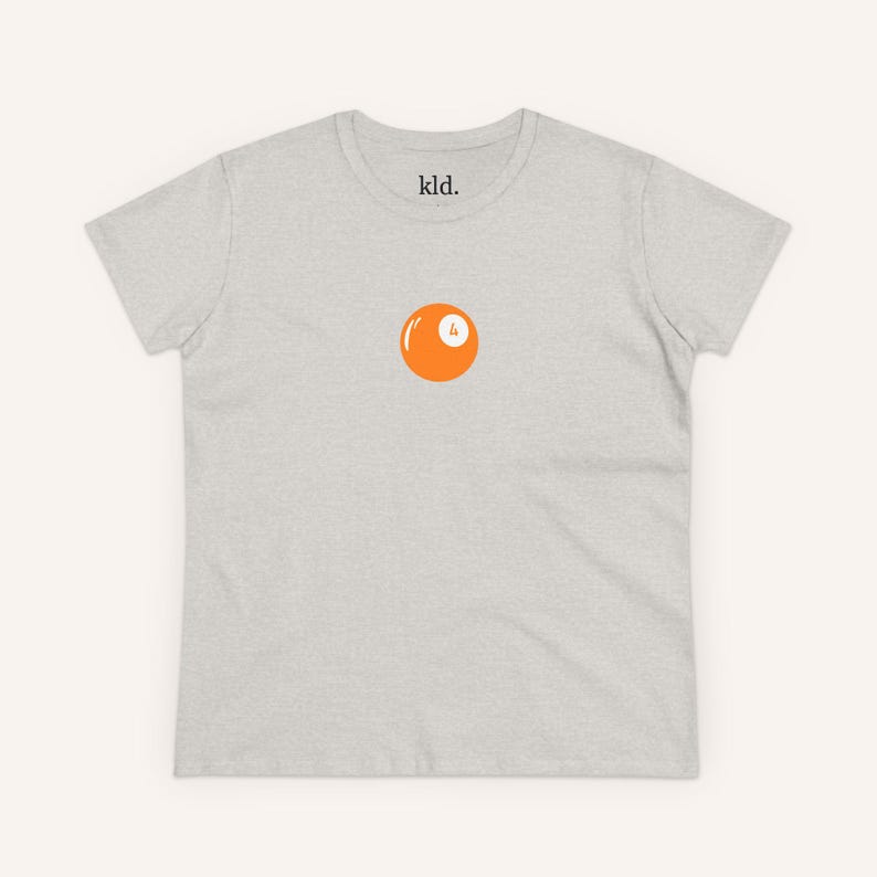 Lando Norris Pool Ball Tee || Mclaren Shirt || Women's Cotton Tee image 4