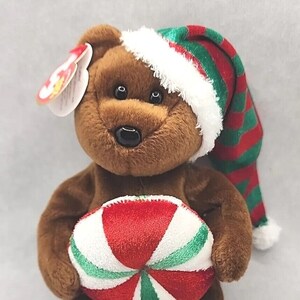 Vtg ty beanie baby " yummy" retired bear  bb25