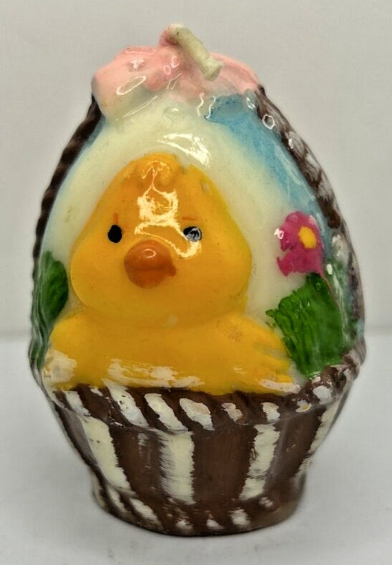 Vintage hsi easter chicks easter egg decorative c… - image 1