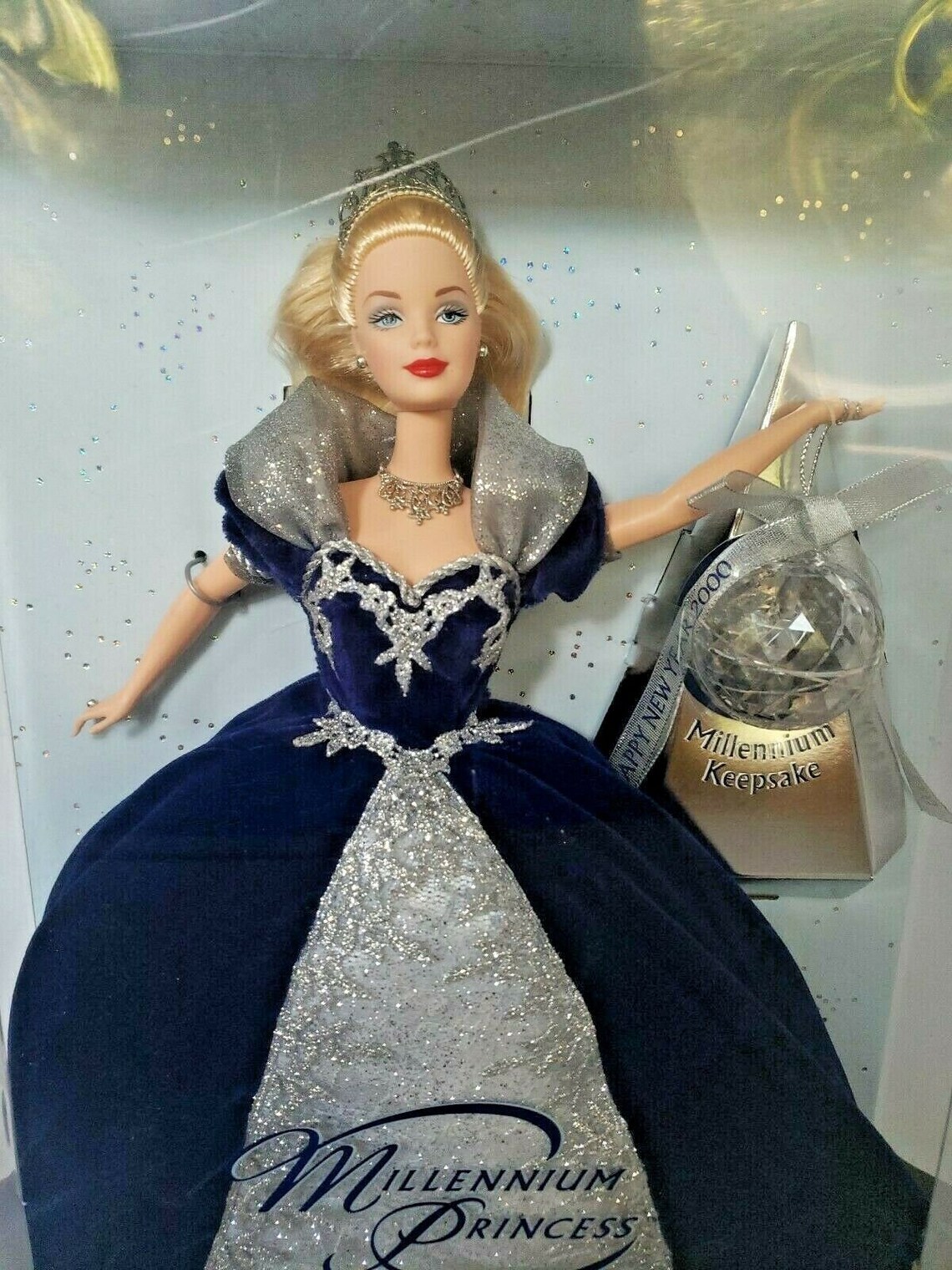 2000 Mattel Millennium Princess Barbie Blonde With Keepsake - Etsy