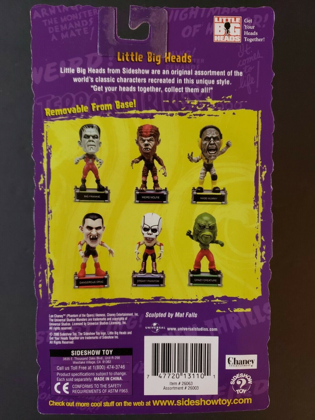 Little Big Heads Monsters Wrestlers Crazy Creature Universal