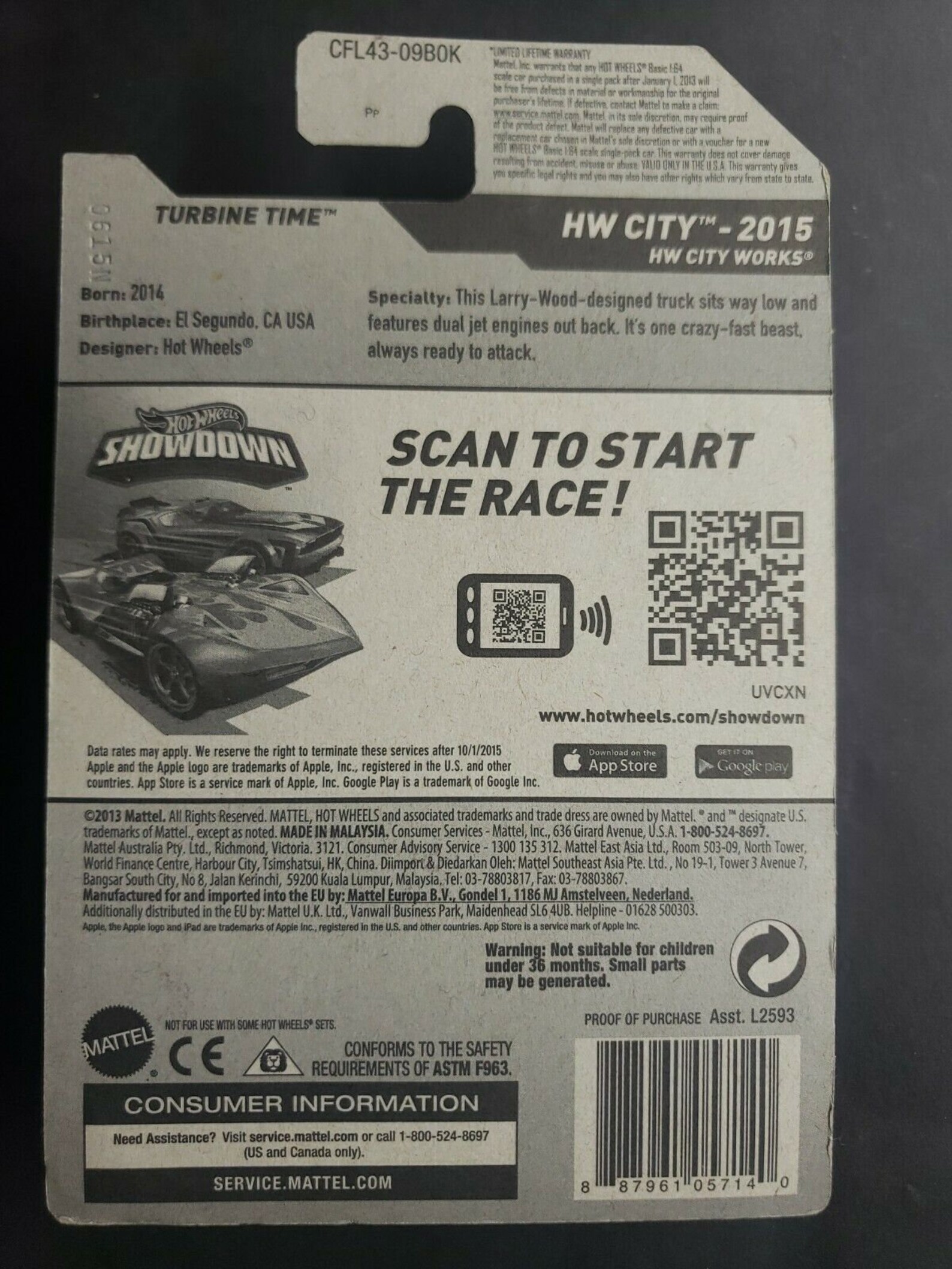 2015 Hot Wheels Turbine Time 2 Green Hw City Elwoods Garage Etsy