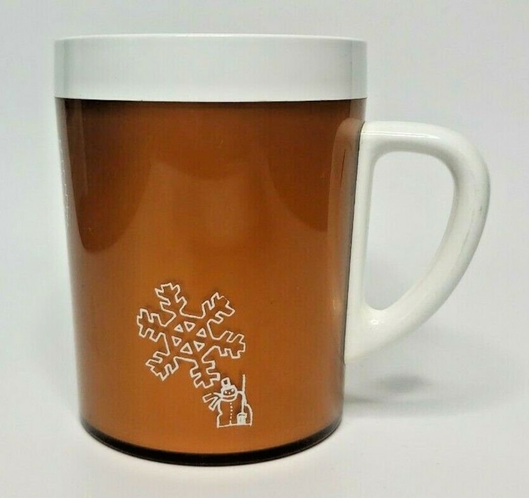 Vintage West Bend Thermoserv Copper 4 Seasons Insulated Mug Cup Retro
