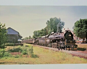 1986 reading railroad 2102 locomotives super post card rj100 s57