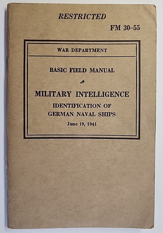 Vintage 1941 Soldier's Handbook-Basic Field Manual