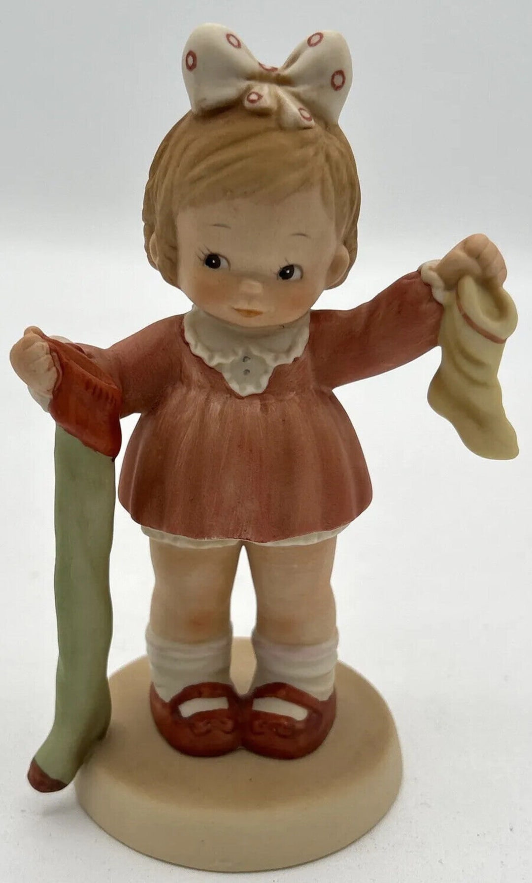 Enesco Memories of Yesterday the Long and Short of It Figurine No Box ...