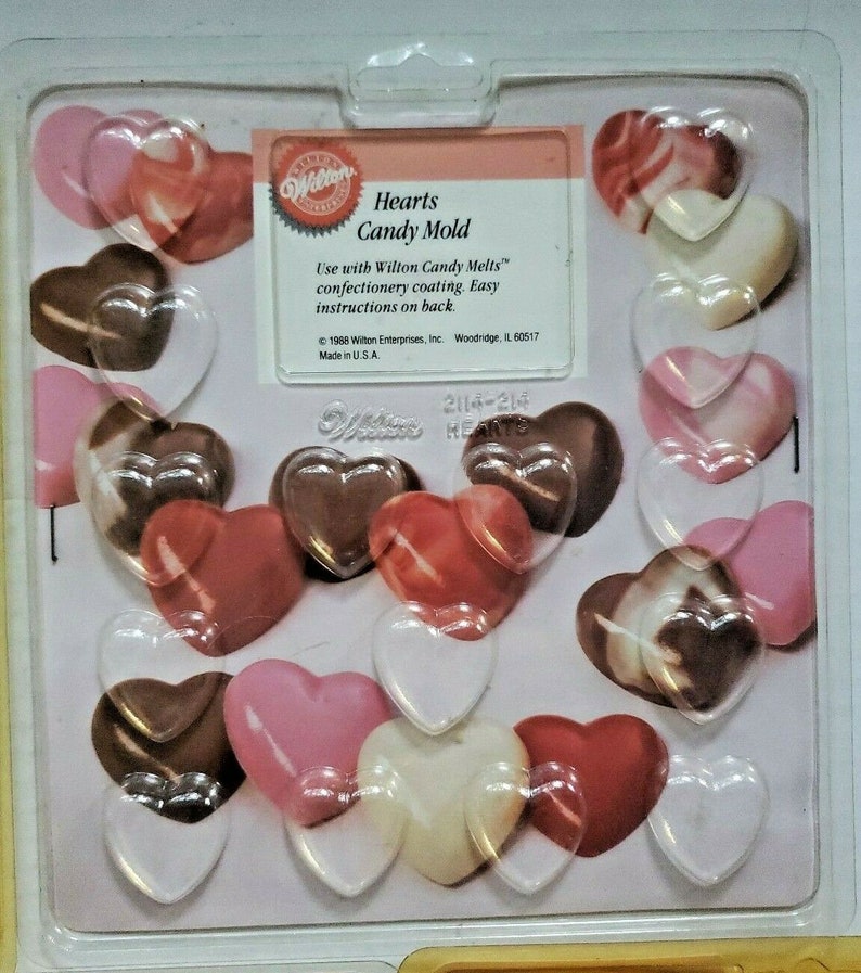 Lot of 5 WILTON 1988 plastic Chocolate/ Candy Molds New in Etsy